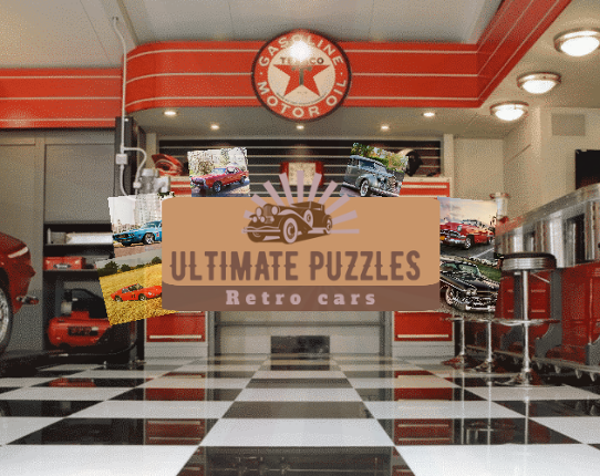 Ultimate Puzzles Retro Cars Game Cover