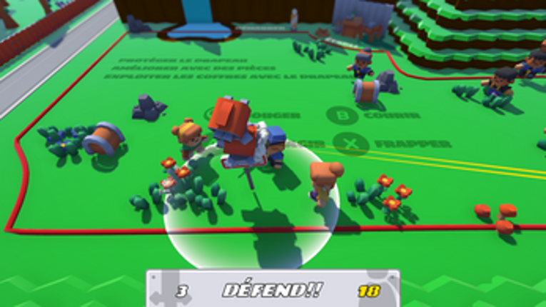 À l'aide! Je suis un garde frontière et on n'arrête pas de me voler mon panneau! screenshot