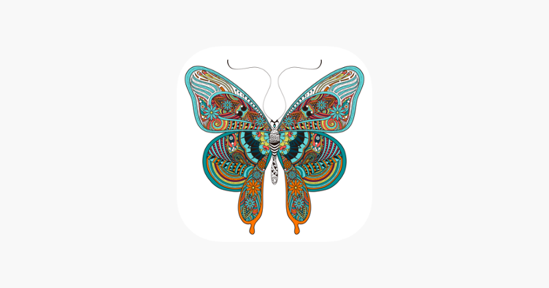 Animals Adult Coloring Book Pages for Anti-Stress Image