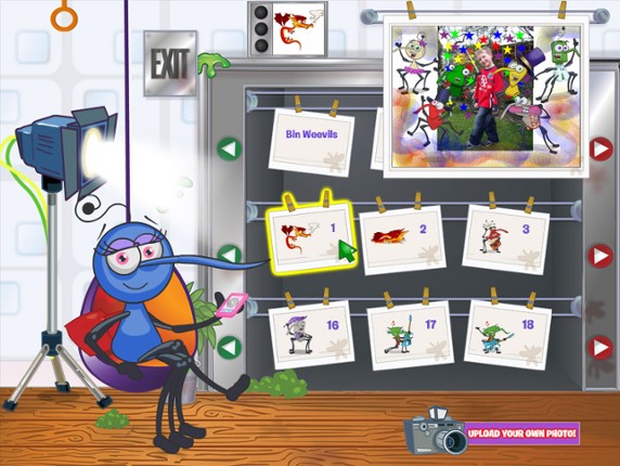 Bin Weevils Arty Arcade screenshot