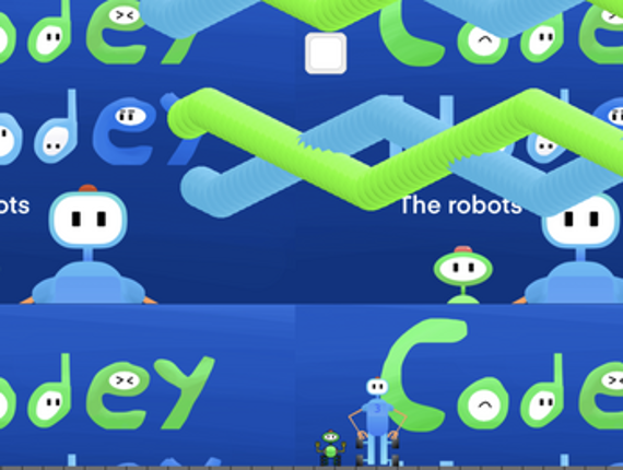 Codey and the Orange Alien attack! Image