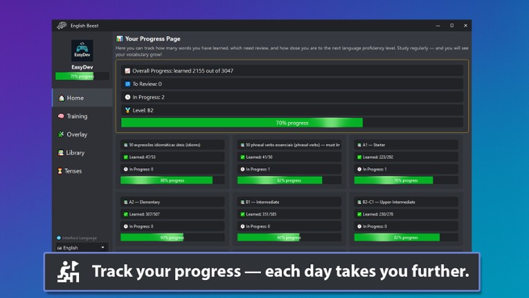 English Boost screenshot