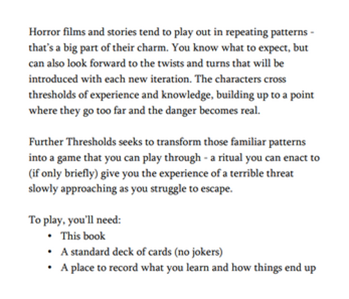 FURTHER THRESHOLDS Image