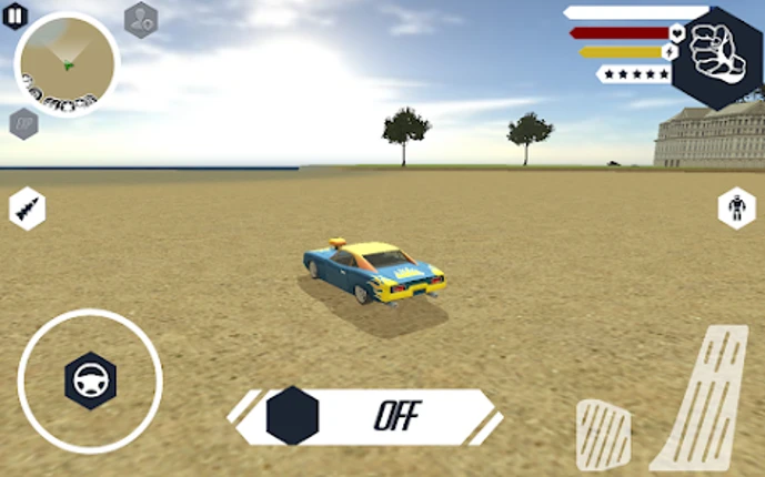 Muscule Car Robot Image