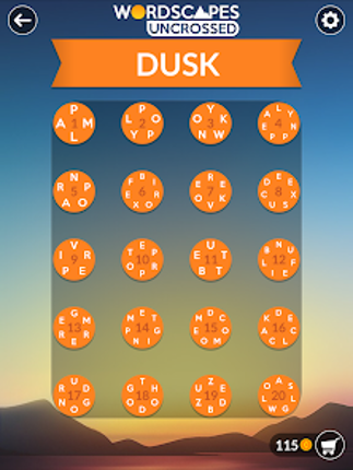 Wordscapes Uncrossed screenshot