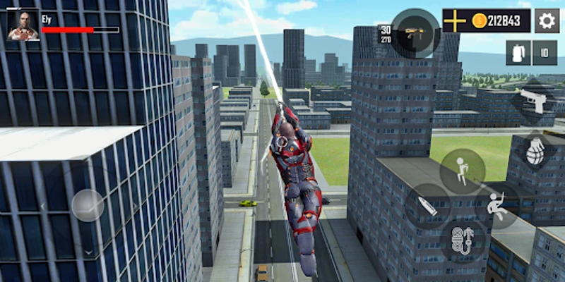 Super Hero Rope Crime City Image