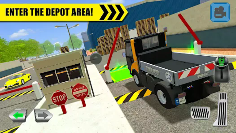 Truck Driver Depot Parking Sim Image