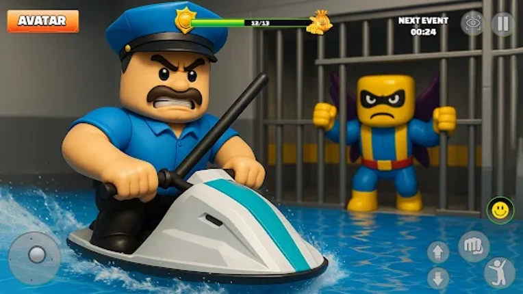 Prison Escape: Police Obby Run Image
