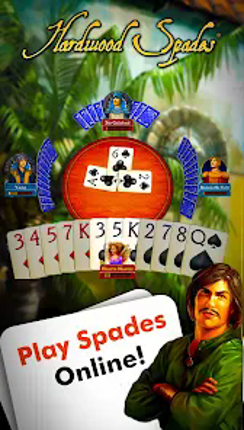 Hardwood Spades - Card Game Image
