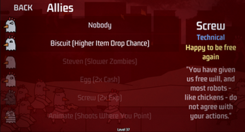 ChickenZ: Zombies From Hell screenshot