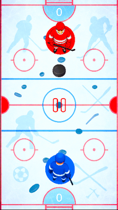Neon Air Hockey Image
