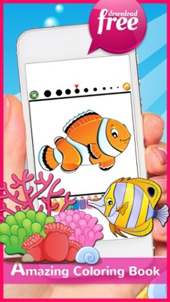 Sea Creatures Coloring Book For Kids And Toddlers! Image