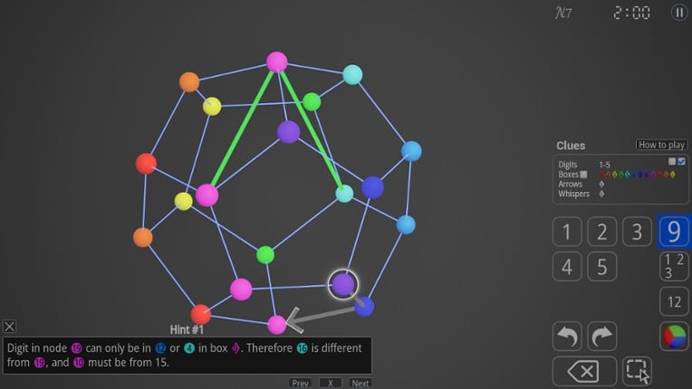 Sudoku Topology screenshot