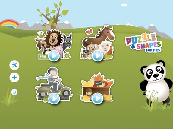 Animal Puzzle &amp; Shapes Kids Image