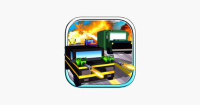 Blocky Road Blaster - 3D ( Fun Race &amp; Shoot Game ) Image