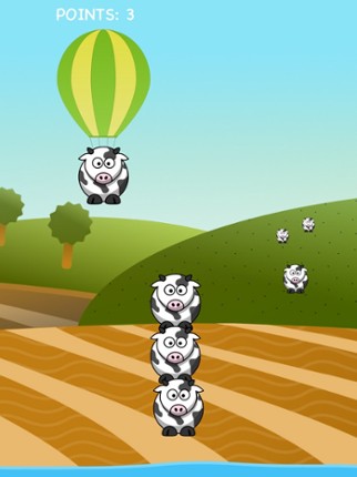 Crazy Cows - Tower Builder screenshot