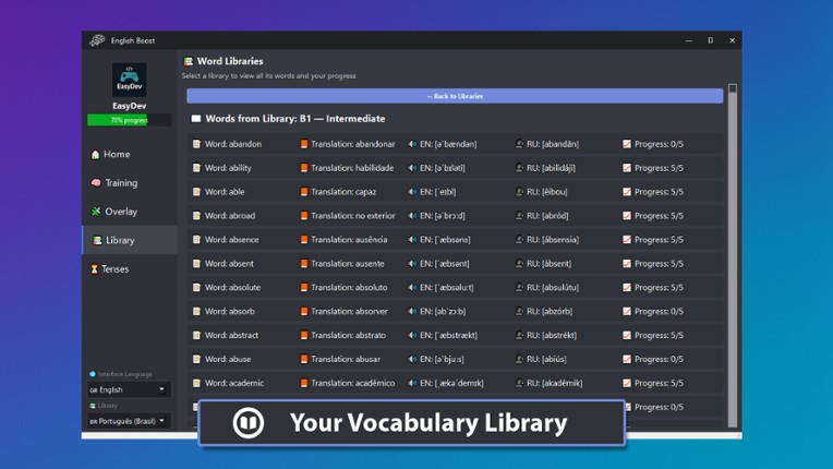 English Boost screenshot