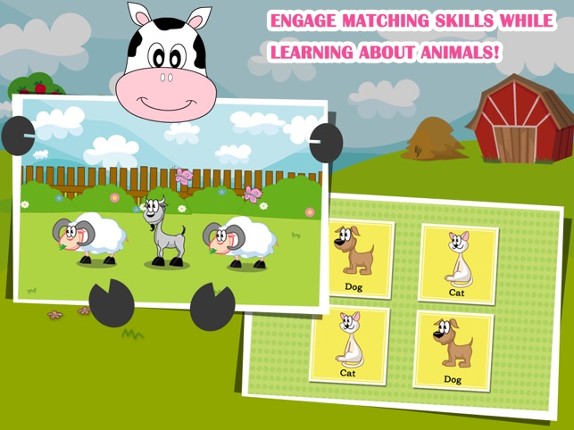 Farm Animals Toddler Preschool FREE - All in 1 Educational Puzzle Games for Kids screenshot