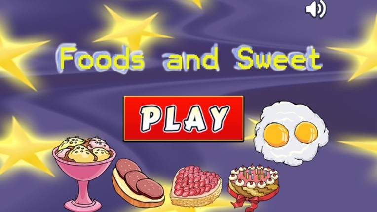 Foods and Sweets Classic Card Matching Game For Kids screenshot