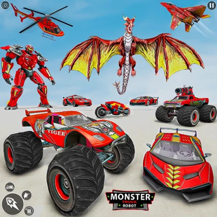 Monster Truck Game Robot Fight Image