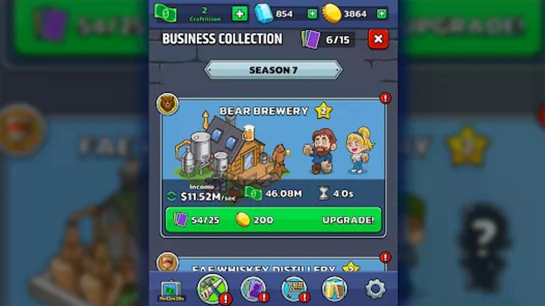 Idle Distiller Tycoon Game screenshot