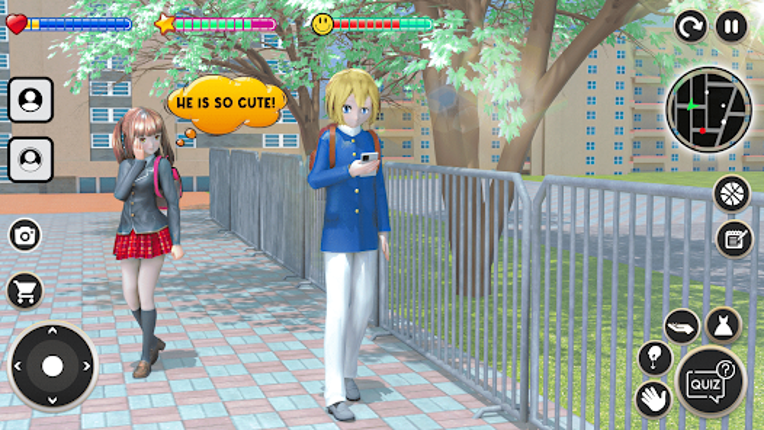 High School Girl Life Sim 3D screenshot