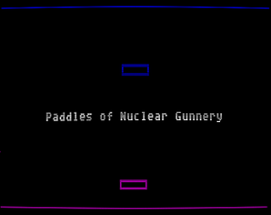 Paddles of Nuclear Gunnery - for Sega Genesis Image