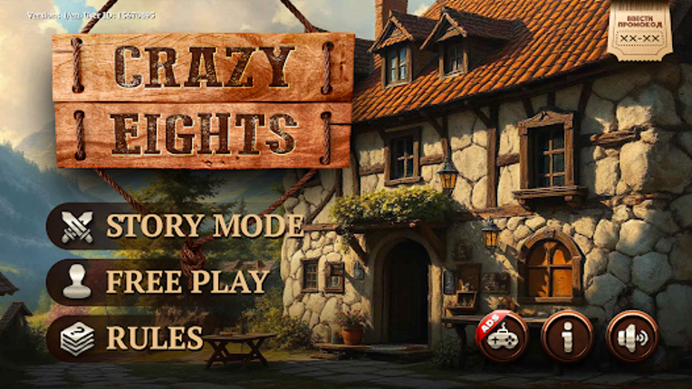 Crazy Eights HD Card Game screenshot