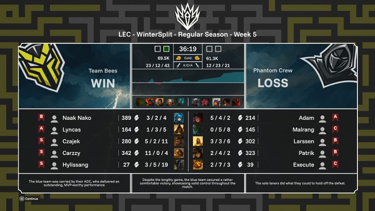 Legends Esport Manager screenshot