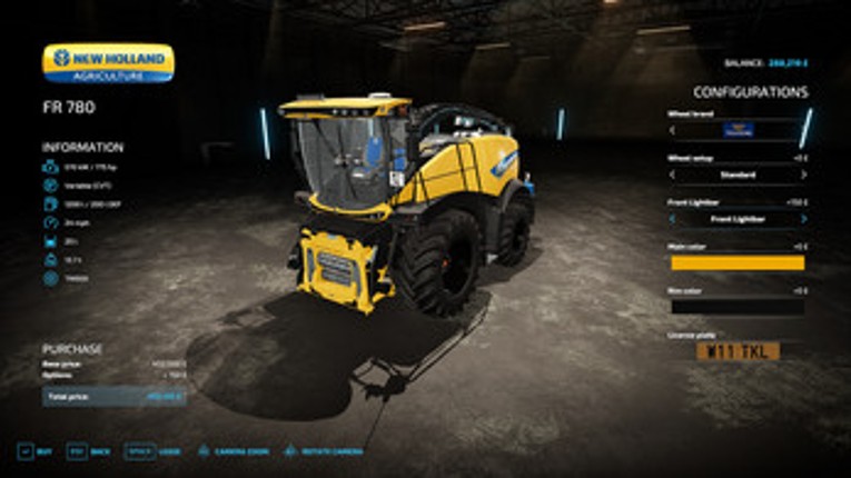 New Holland FR780 Harvester screenshot