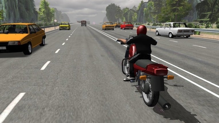 Russian Moto Traffic Rider 3D screenshot