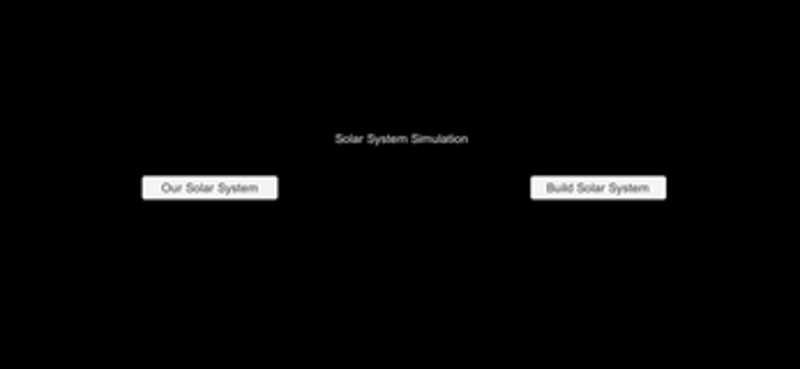Solar System Simulation screenshot