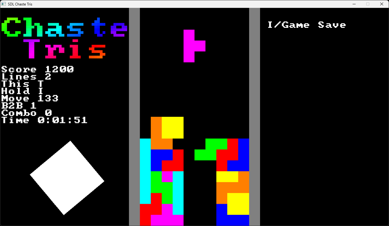 Games like Chaste Tris