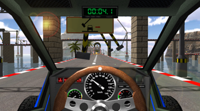 Deadly Car Stunts. Extreme Driving Image