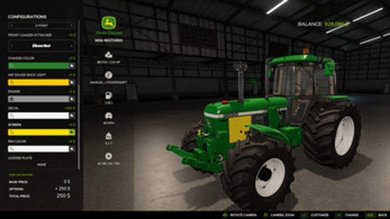 FS25 JD 3650 Restored Image