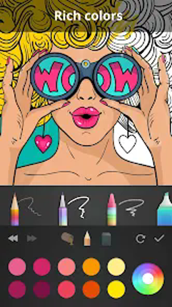 Girls Coloring Book screenshot