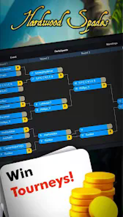 Hardwood Spades - Card Game screenshot