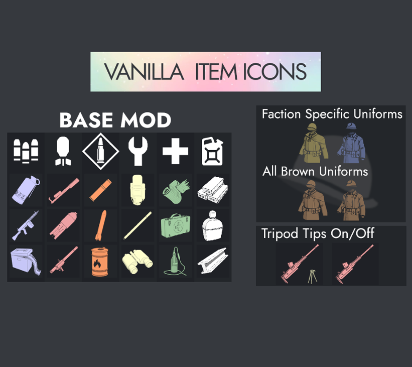 Games like [Foxhole] Vanilla Item icons