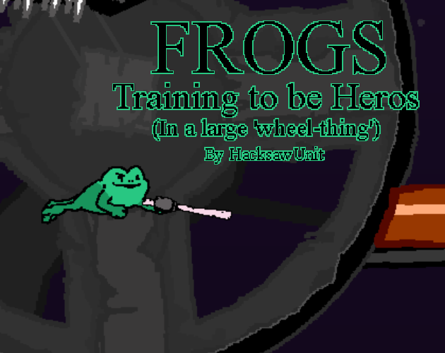 Games like FROGS Training to be Heros (In a large 'wheel-thing')