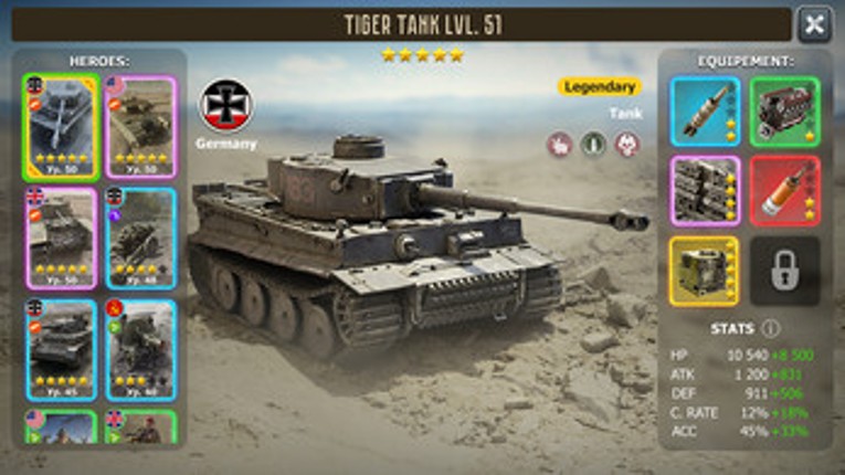 Heroes of War screenshot