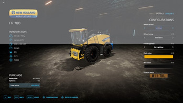 New Holland FR780 Harvester screenshot