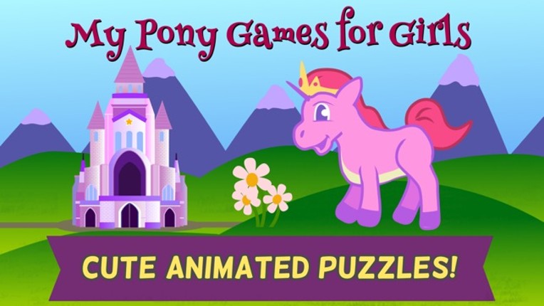 Pony Games for Girls: Little Horse Jigsaw Puzzles screenshot