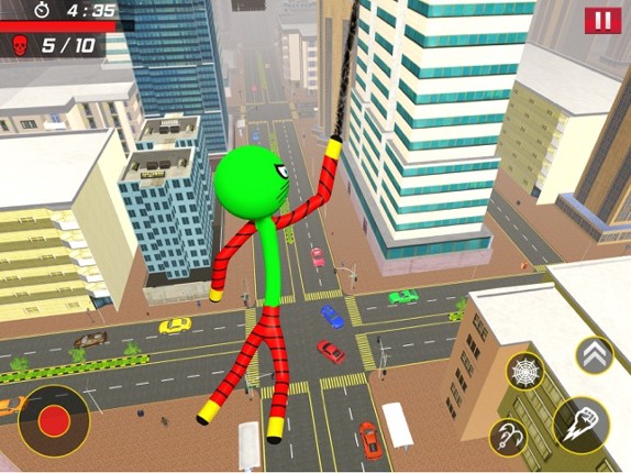 Stickman Super Rope Hero Games screenshot