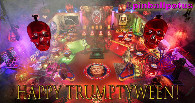 Trumpty Dumpty POTUS Pinball Special Halloween Edition Game Cover