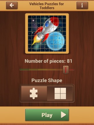 Vehicles Jigsaw Puzzles For Toddlers And Kids Free screenshot