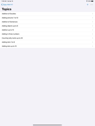 Zippy Math K1 screenshot