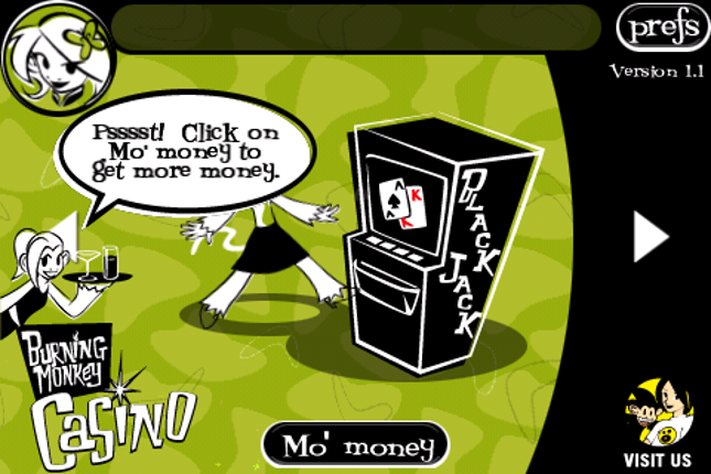 Burning Monkey Casino screenshot