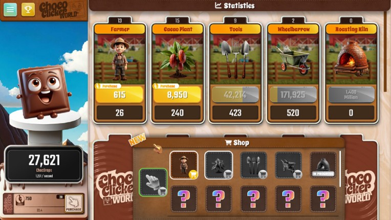 Choco Clicker World screenshot