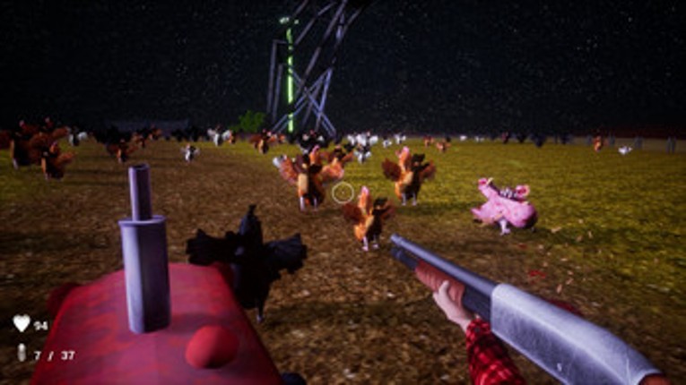 Escape the TERROR farm: Rising of the Alien ZOMBIE chickens (eng, rus) screenshot