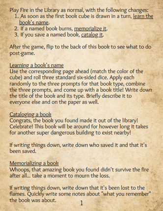 Fire in the Library: The Books Image